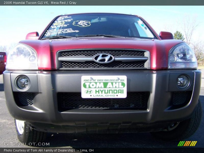 Mesa Red / Gray 2006 Hyundai Tucson GLS V6