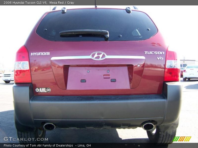 Mesa Red / Gray 2006 Hyundai Tucson GLS V6