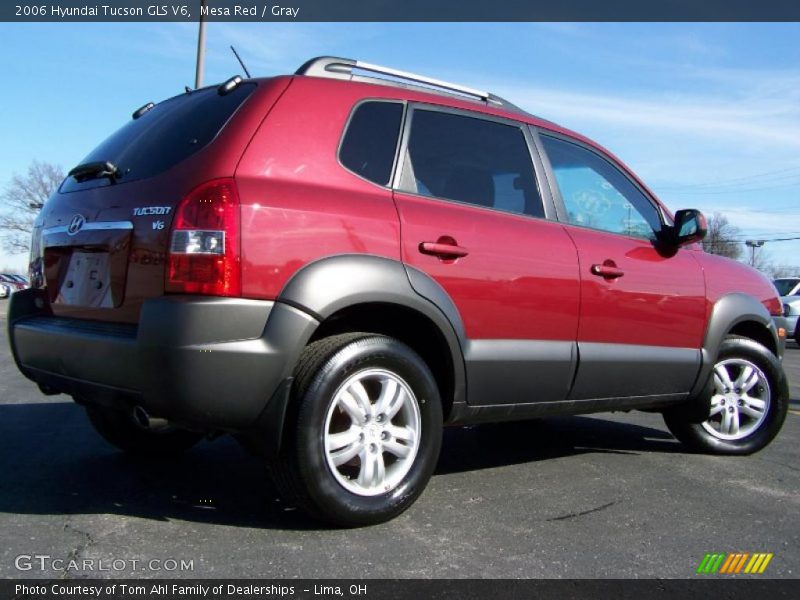 Mesa Red / Gray 2006 Hyundai Tucson GLS V6