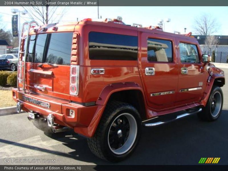 Sunset Orange Metallic / Wheat 2004 Hummer H2 SUV