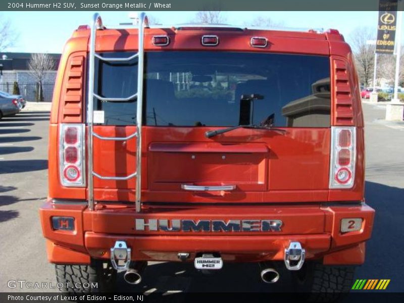Sunset Orange Metallic / Wheat 2004 Hummer H2 SUV