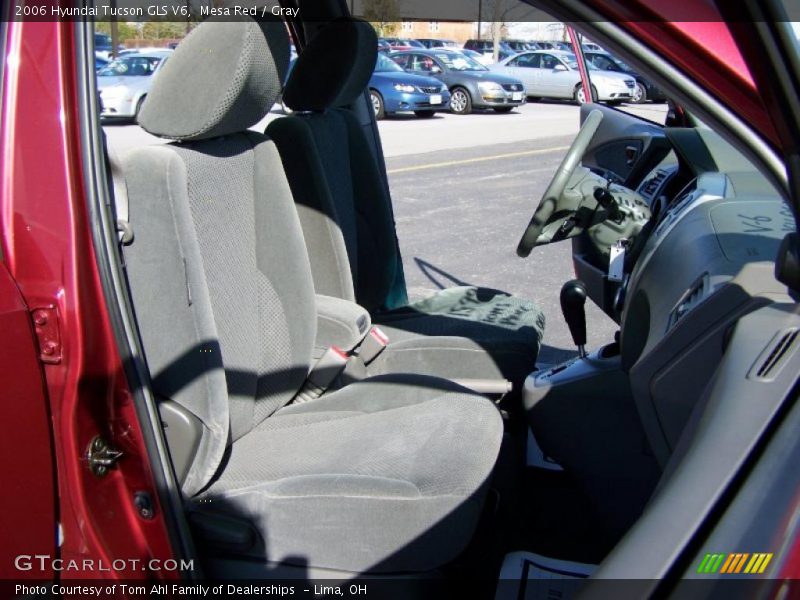 Mesa Red / Gray 2006 Hyundai Tucson GLS V6