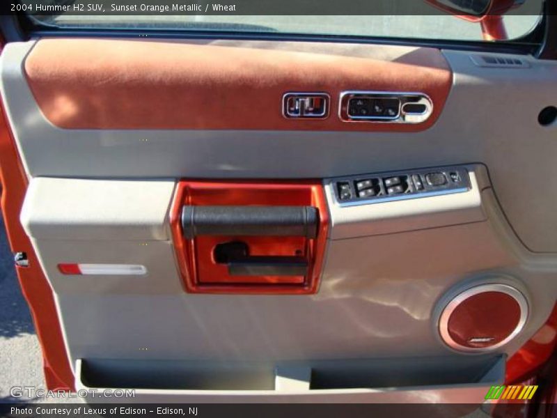 Sunset Orange Metallic / Wheat 2004 Hummer H2 SUV