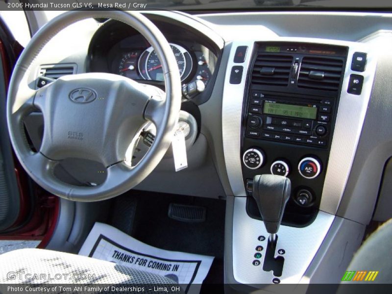 Mesa Red / Gray 2006 Hyundai Tucson GLS V6