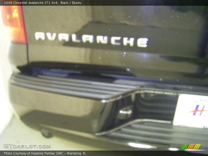 Black / Ebony 2008 Chevrolet Avalanche Z71 4x4