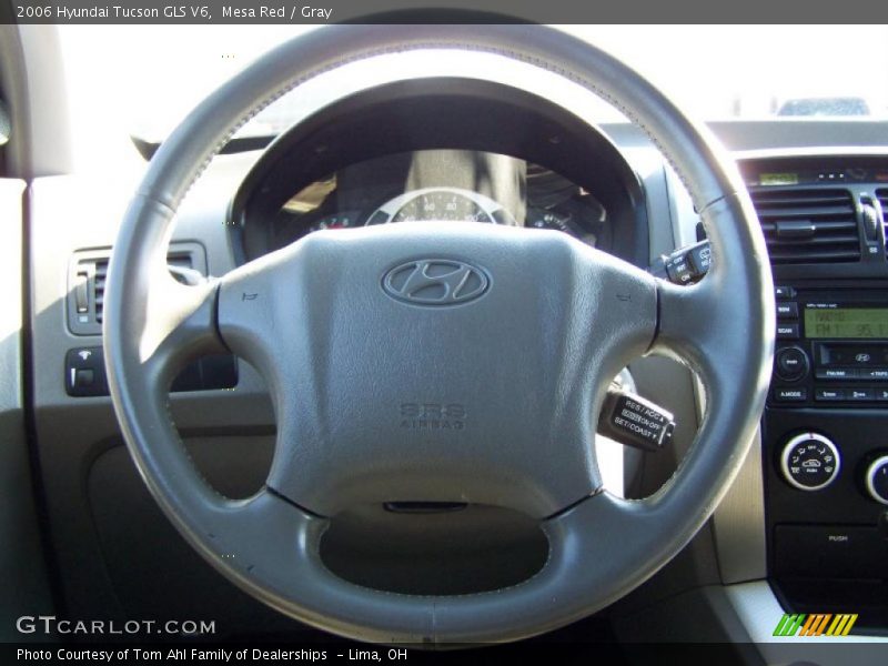 Mesa Red / Gray 2006 Hyundai Tucson GLS V6