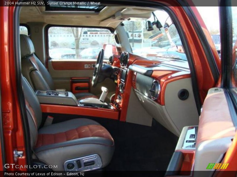 Sunset Orange Metallic / Wheat 2004 Hummer H2 SUV