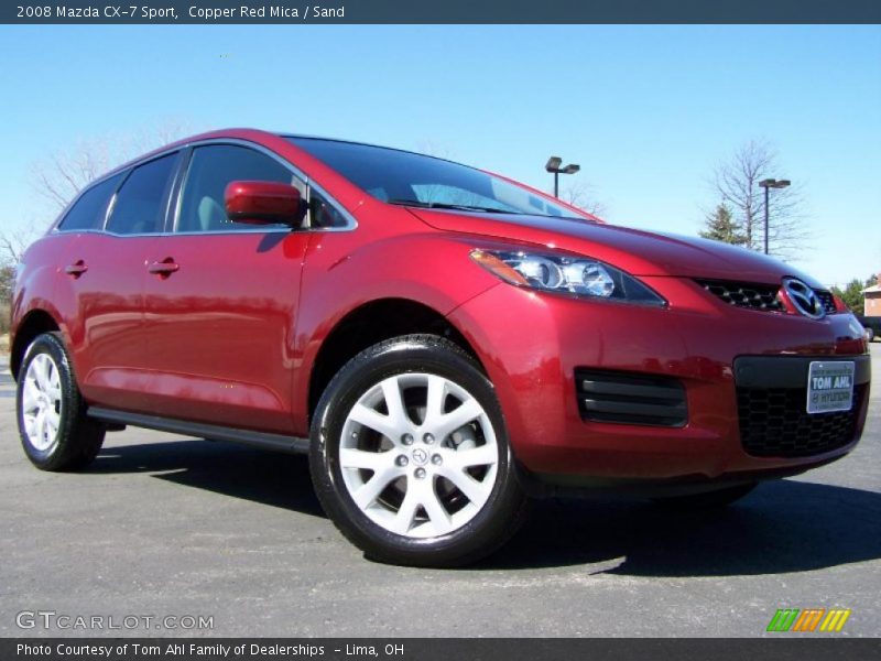 Copper Red Mica / Sand 2008 Mazda CX-7 Sport