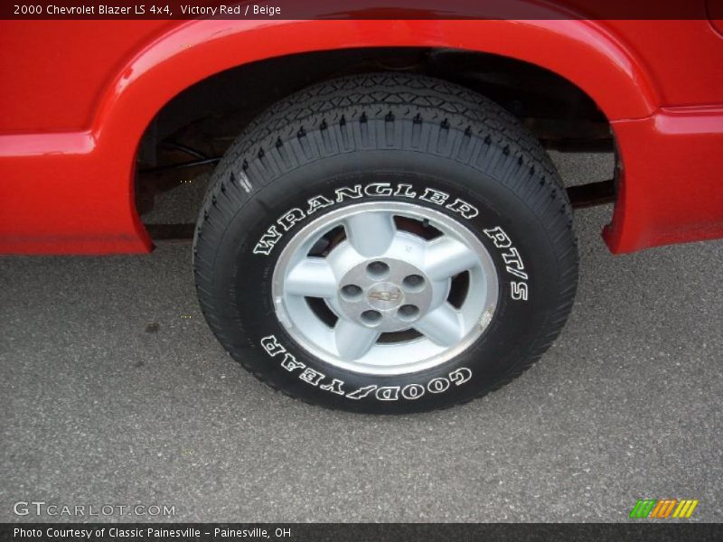 Victory Red / Beige 2000 Chevrolet Blazer LS 4x4
