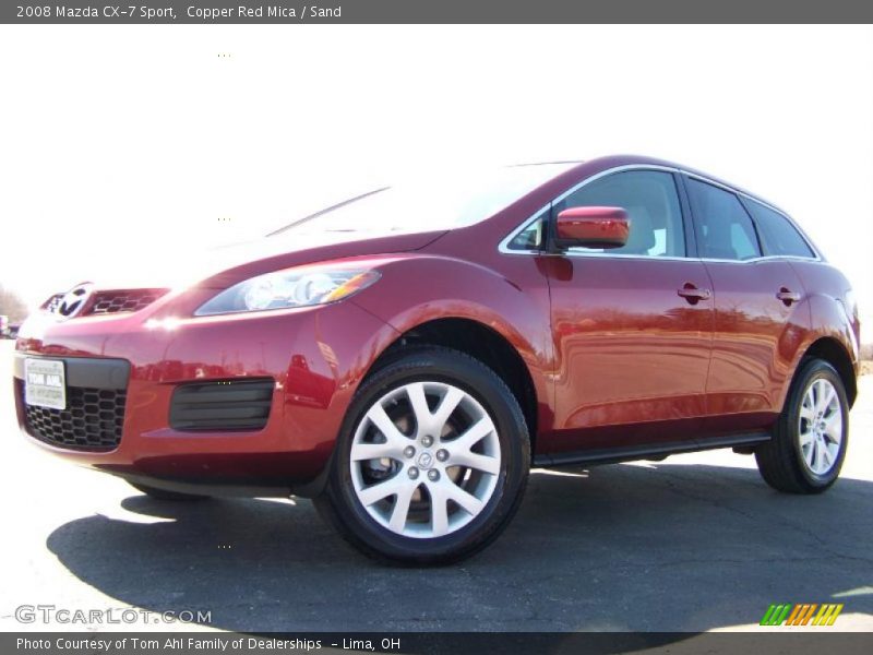 Copper Red Mica / Sand 2008 Mazda CX-7 Sport