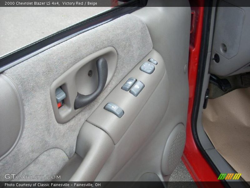 Victory Red / Beige 2000 Chevrolet Blazer LS 4x4