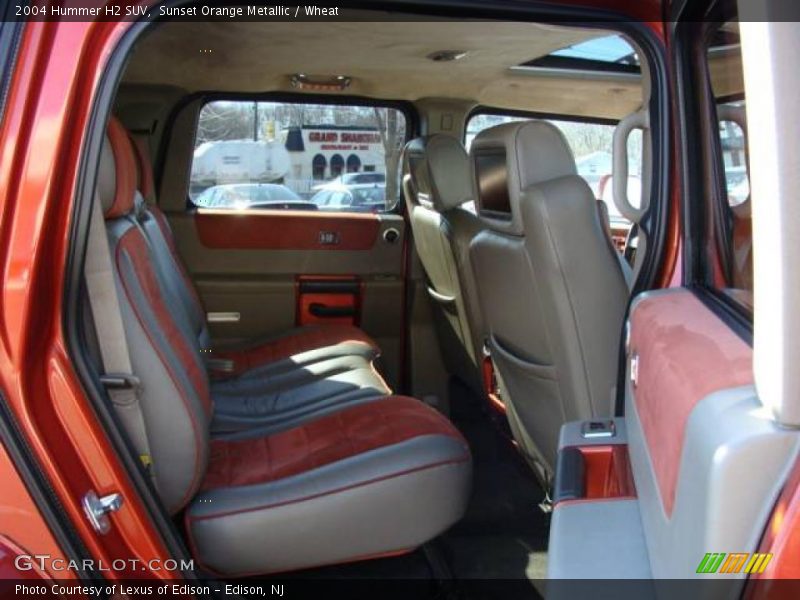 Sunset Orange Metallic / Wheat 2004 Hummer H2 SUV