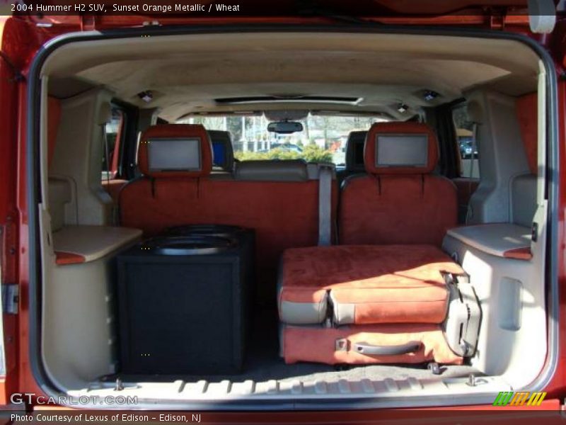 Sunset Orange Metallic / Wheat 2004 Hummer H2 SUV