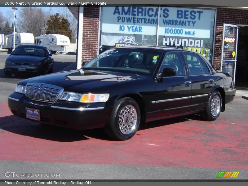 Black / Light Graphite 2000 Mercury Grand Marquis GS