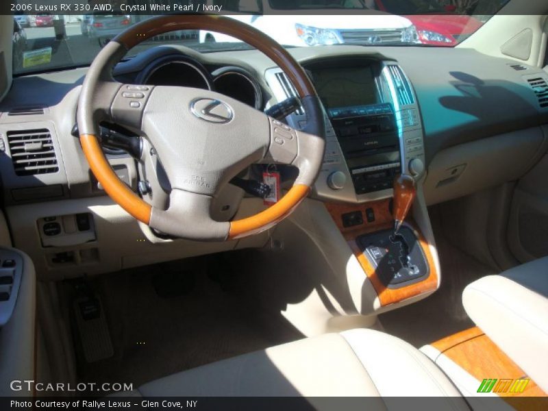 Crystal White Pearl / Ivory 2006 Lexus RX 330 AWD