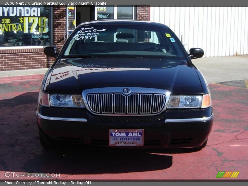 Black / Light Graphite 2000 Mercury Grand Marquis GS