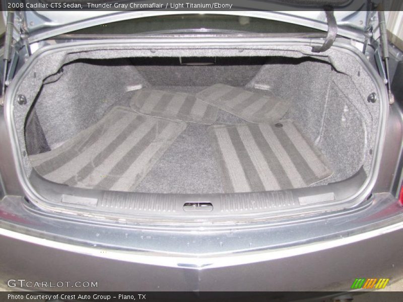 Thunder Gray Chromaflair / Light Titanium/Ebony 2008 Cadillac CTS Sedan