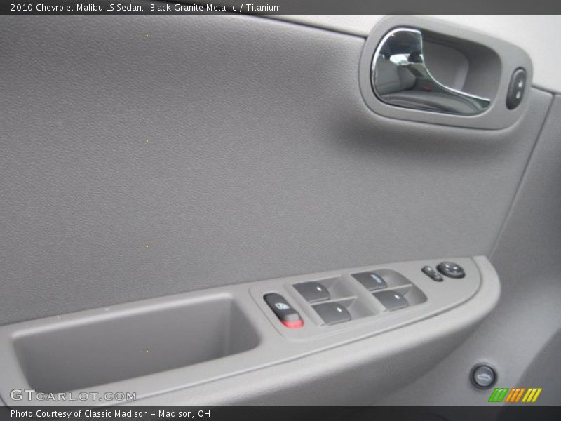 Black Granite Metallic / Titanium 2010 Chevrolet Malibu LS Sedan