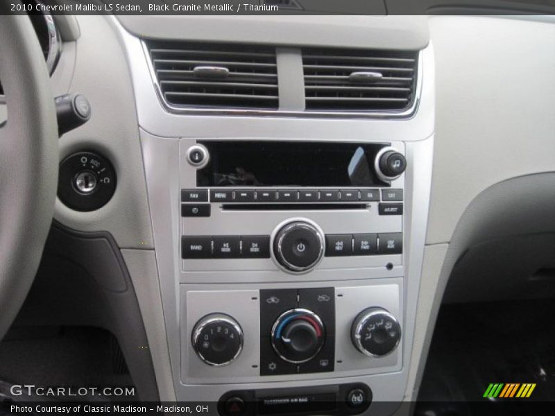 Black Granite Metallic / Titanium 2010 Chevrolet Malibu LS Sedan