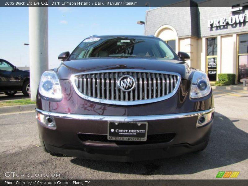 Dark Crimson Metallic / Dark Titanium/Titanium 2009 Buick Enclave CXL