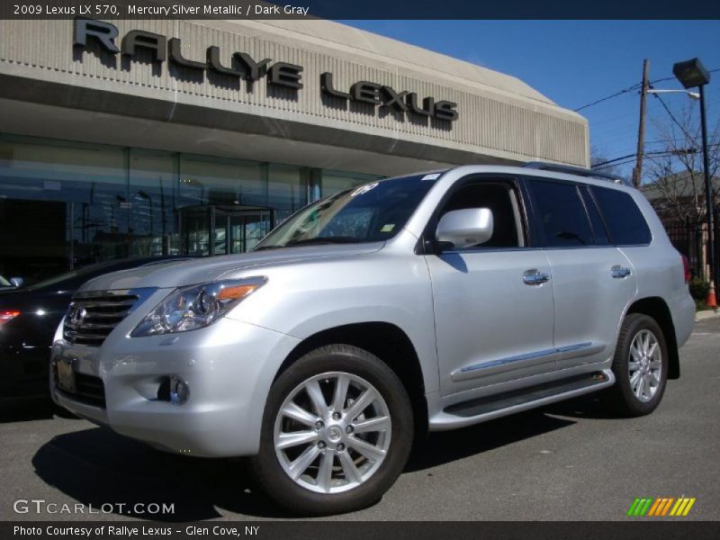 Mercury Silver Metallic / Dark Gray 2009 Lexus LX 570