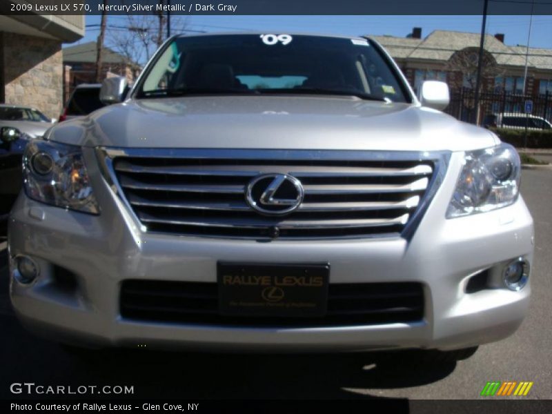 Mercury Silver Metallic / Dark Gray 2009 Lexus LX 570