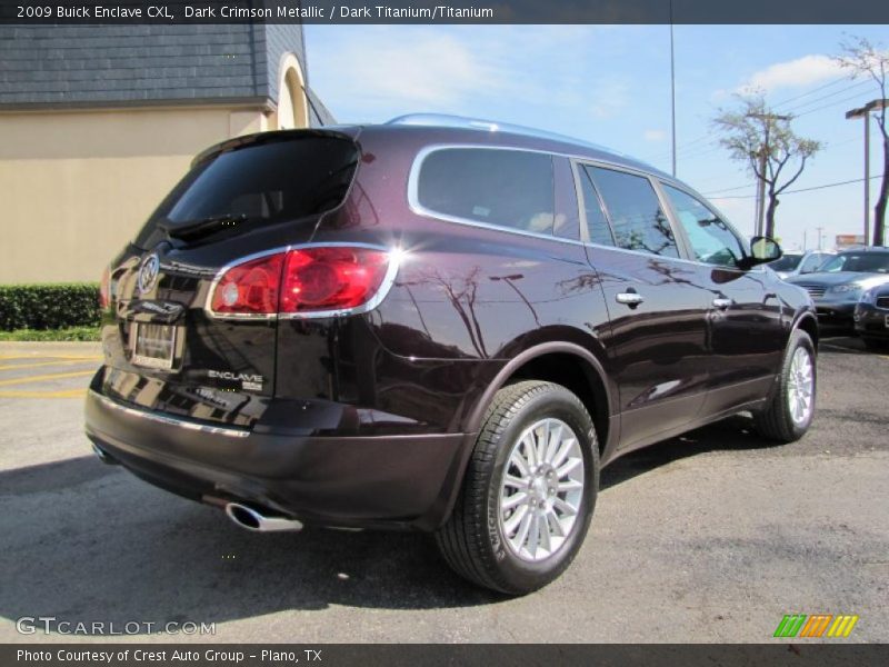 Dark Crimson Metallic / Dark Titanium/Titanium 2009 Buick Enclave CXL