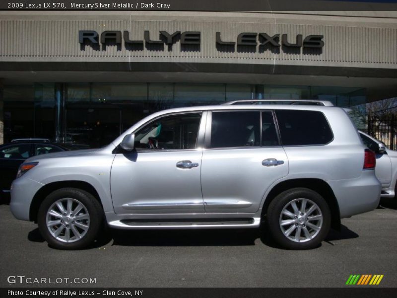 Mercury Silver Metallic / Dark Gray 2009 Lexus LX 570