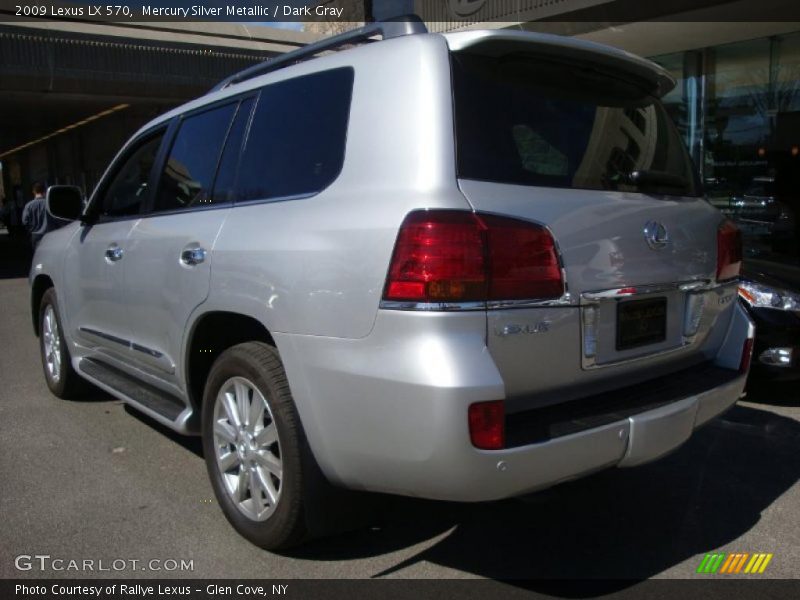 Mercury Silver Metallic / Dark Gray 2009 Lexus LX 570