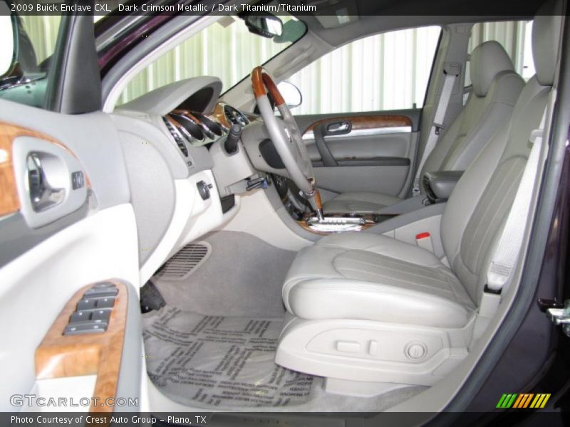 Dark Crimson Metallic / Dark Titanium/Titanium 2009 Buick Enclave CXL