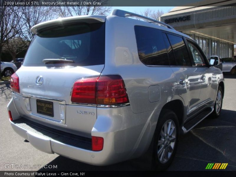 Mercury Silver Metallic / Dark Gray 2009 Lexus LX 570