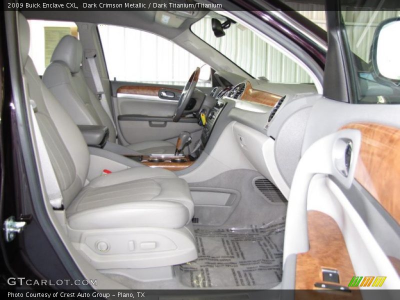 Dark Crimson Metallic / Dark Titanium/Titanium 2009 Buick Enclave CXL