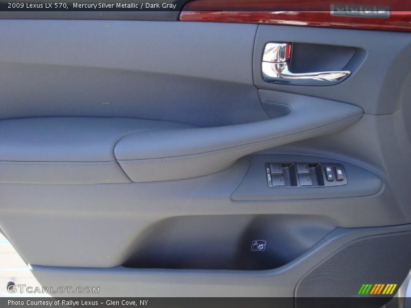 Mercury Silver Metallic / Dark Gray 2009 Lexus LX 570