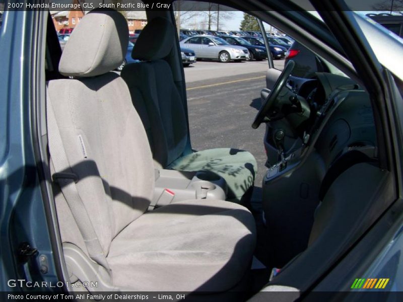 South Pacific Blue / Gray 2007 Hyundai Entourage GLS