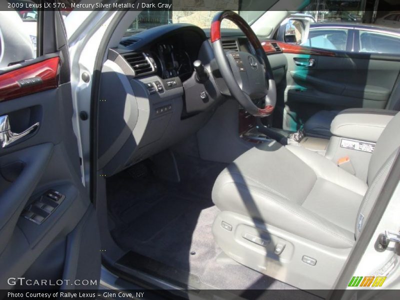 Mercury Silver Metallic / Dark Gray 2009 Lexus LX 570