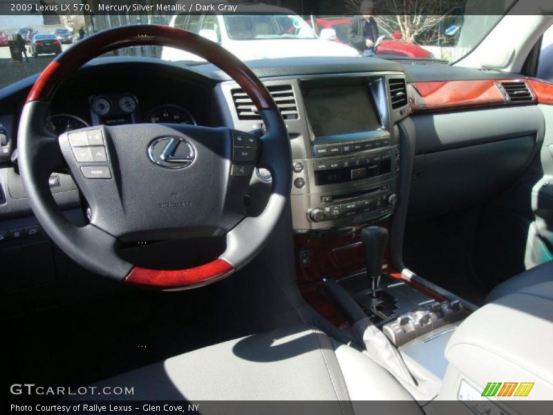 Mercury Silver Metallic / Dark Gray 2009 Lexus LX 570