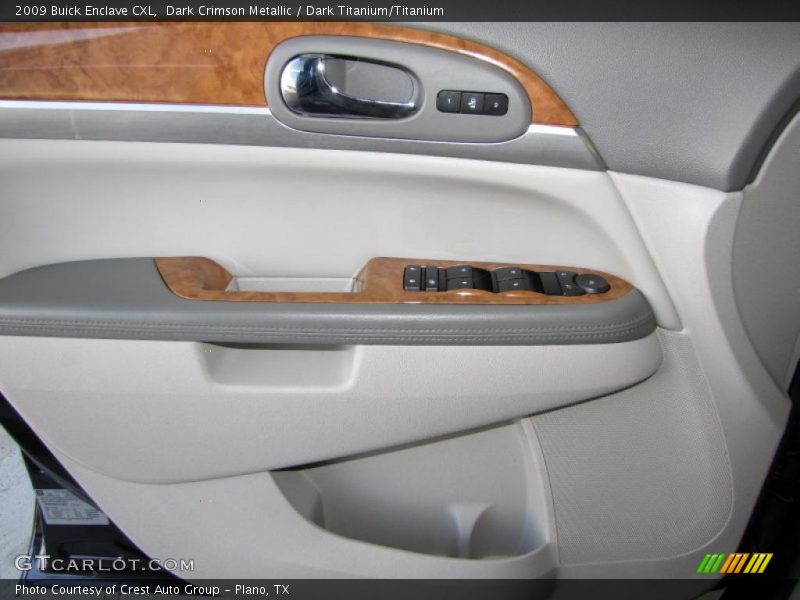Dark Crimson Metallic / Dark Titanium/Titanium 2009 Buick Enclave CXL