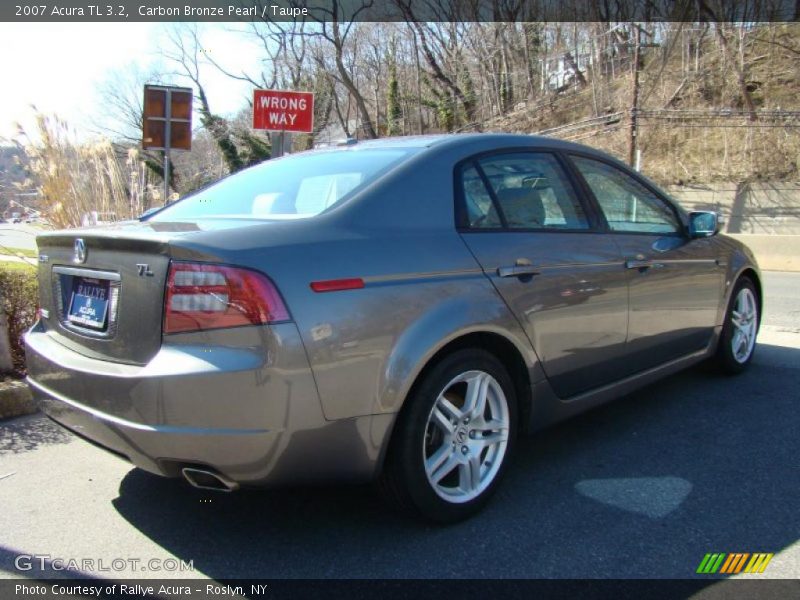 Carbon Bronze Pearl / Taupe 2007 Acura TL 3.2