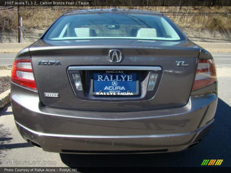 Carbon Bronze Pearl / Taupe 2007 Acura TL 3.2