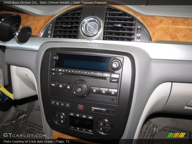 Dark Crimson Metallic / Dark Titanium/Titanium 2009 Buick Enclave CXL