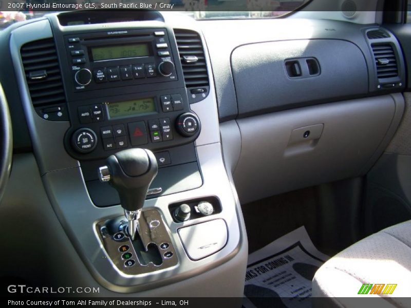 South Pacific Blue / Gray 2007 Hyundai Entourage GLS