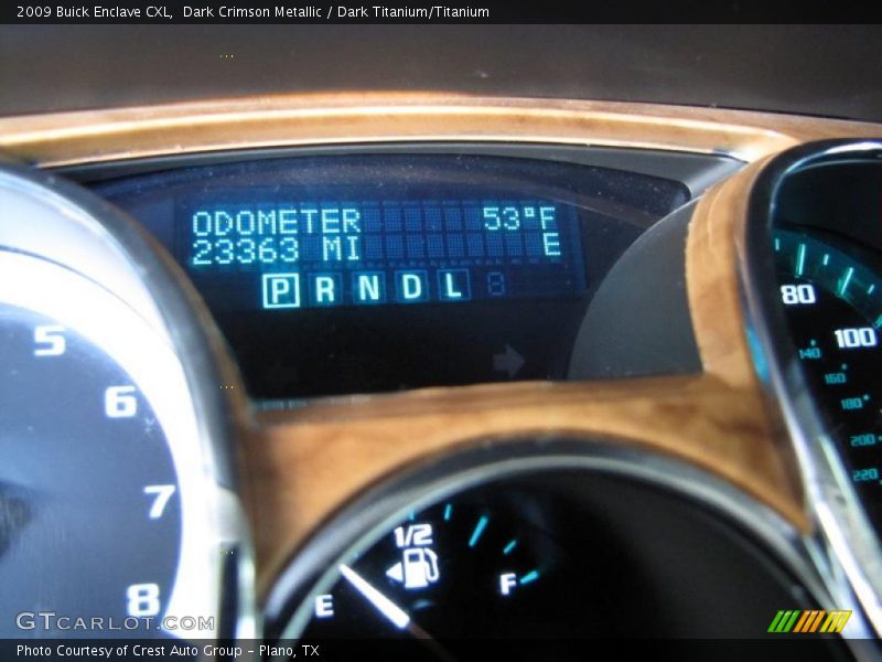 Dark Crimson Metallic / Dark Titanium/Titanium 2009 Buick Enclave CXL
