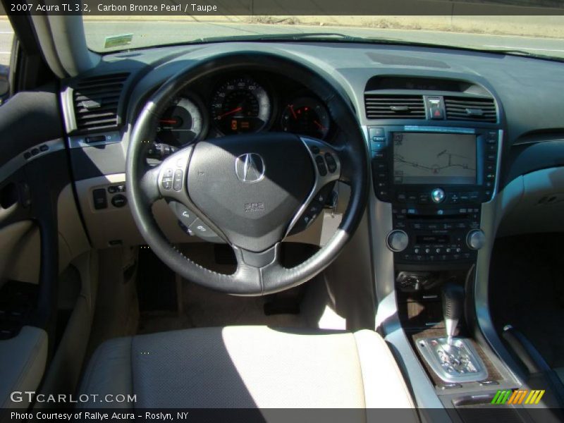 Carbon Bronze Pearl / Taupe 2007 Acura TL 3.2