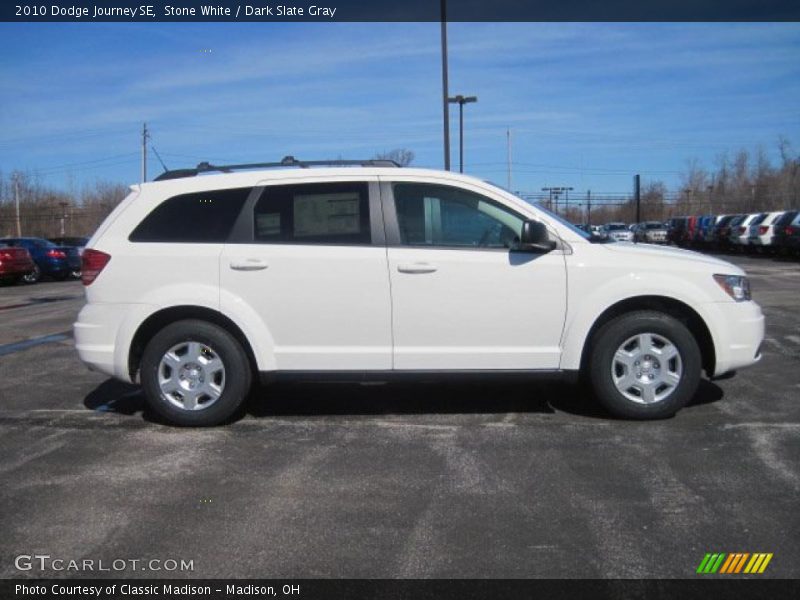 Stone White / Dark Slate Gray 2010 Dodge Journey SE