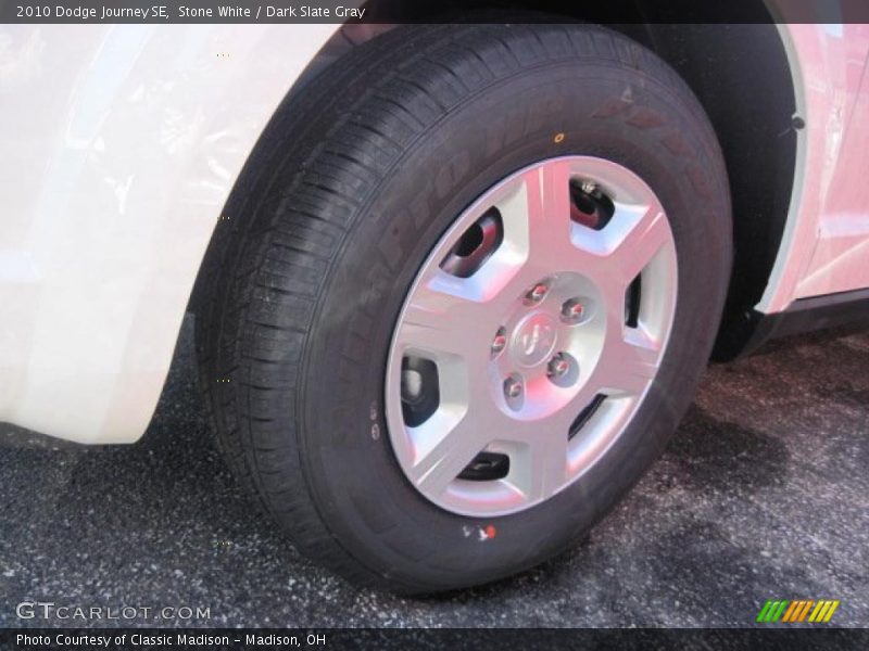 Stone White / Dark Slate Gray 2010 Dodge Journey SE