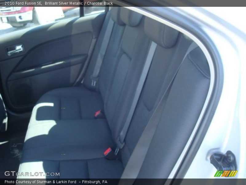 Brilliant Silver Metallic / Charcoal Black 2010 Ford Fusion SE