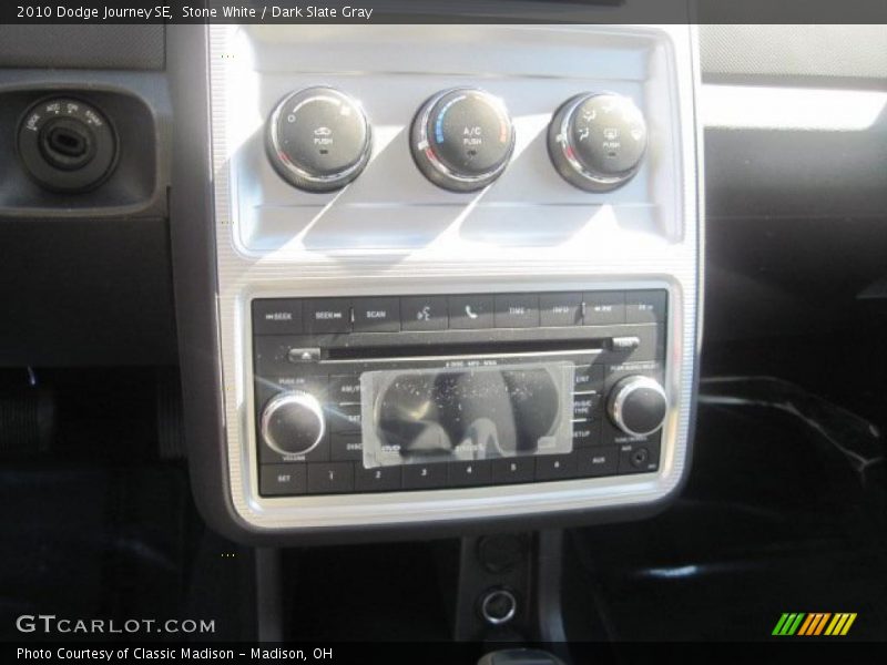 Stone White / Dark Slate Gray 2010 Dodge Journey SE
