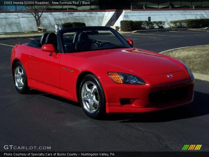 New Formula Red / Black 2003 Honda S2000 Roadster