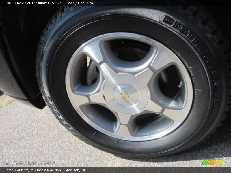Black / Light Gray 2008 Chevrolet TrailBlazer LS 4x4