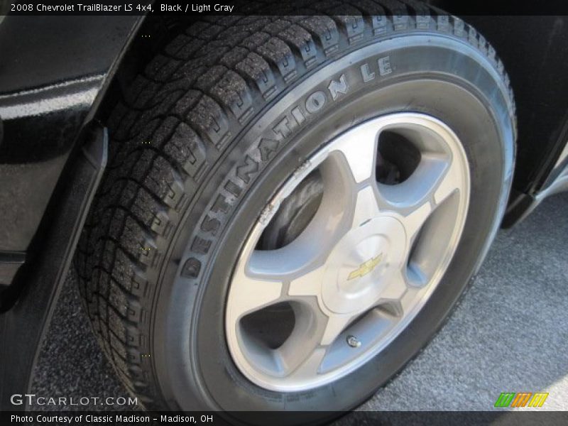 Black / Light Gray 2008 Chevrolet TrailBlazer LS 4x4